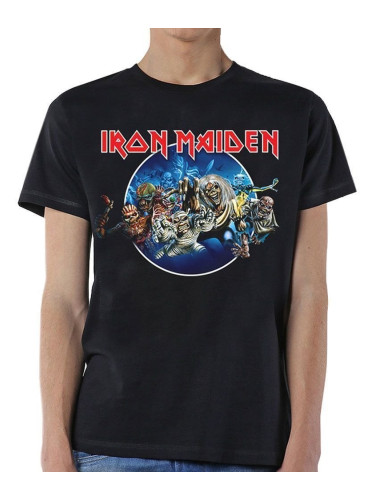 Iron Maiden Риза Wasted Years Circle Unisex Black XL