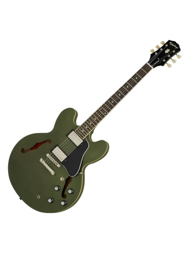 Epiphone ES-335 Olive Drab Green Джаз китара