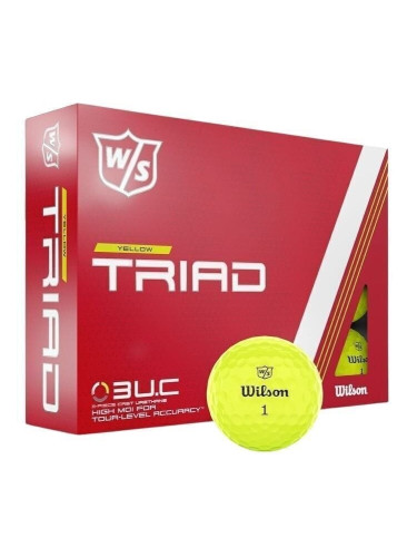 Wilson Staff Triad Yellow Standard Нова топка за голф