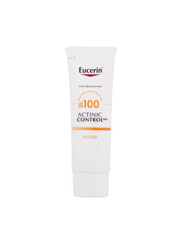 Eucerin Actinic Control MD Fluid SPF100 Слънцезащитен продукт за лице 80 ml увредена кутия