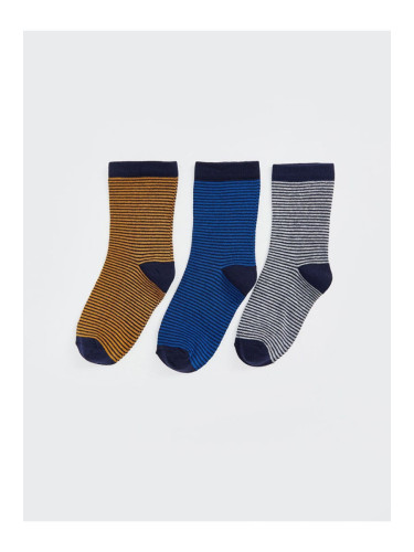 LC Waikiki Lcw Striped Boys Ankle Socks 3-Pack