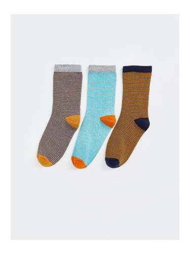 LC Waikiki Lcw Striped Boys Ankle Socks 3-Pack