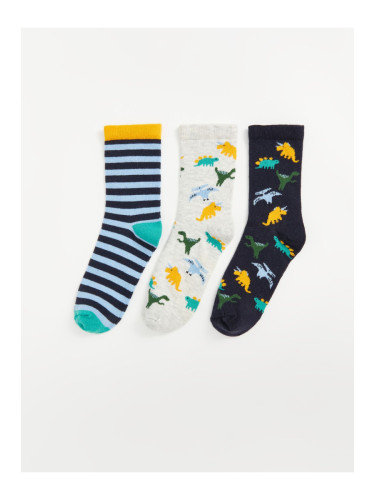 LC Waikiki 3-Pack Boy Patterned Socks