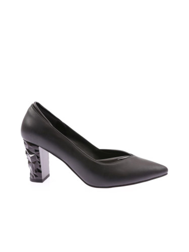 DGN 589 Women's Pointed Toe V-Cut Low-cut Heels Shoes.