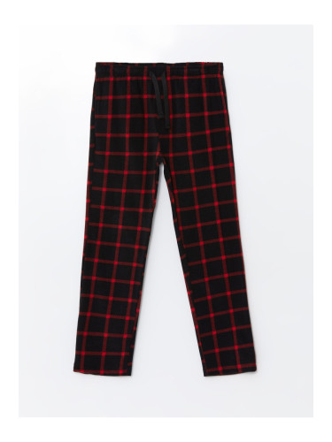 LC Waikiki Men's Standard Fit Plaid Fleece Pajama Bottom