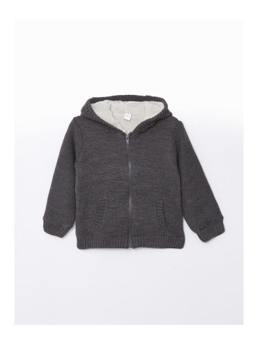 LC Waikiki Lcwk Hooded Baby Boy Knitwear Cardigan