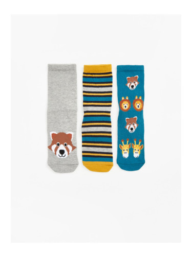 LC Waikiki 3-Piece Boys' Crew Neck Socks