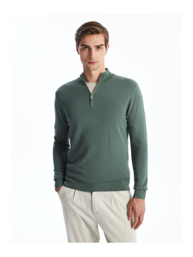 LC Waikiki High Collar Long Sleeve Men's Knitwear Sweater