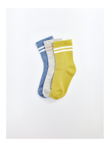 LC Waikiki Lcw Striped Baby Boy Socks 3-Pack