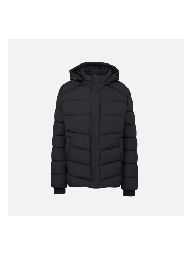 Dark blue men's down jacket Geox Leitan - Men