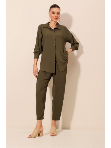 Bigdart 6593 Oversize Double Suit - Khaki