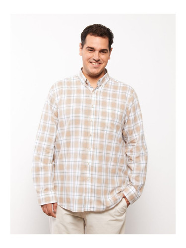 LC Waikiki Regular Fit Long Sleeve Poplin Men's Shirt