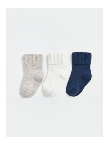 LC Waikiki Lcw Basic Baby Boy Socks 3-Pack