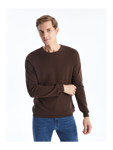 LC Waikiki Crew Neck Long Sleeve Men's Knitwear Sweater -