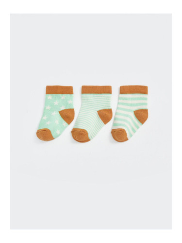 LC Waikiki Lcw Printed Baby Boy Socks 3-Pack