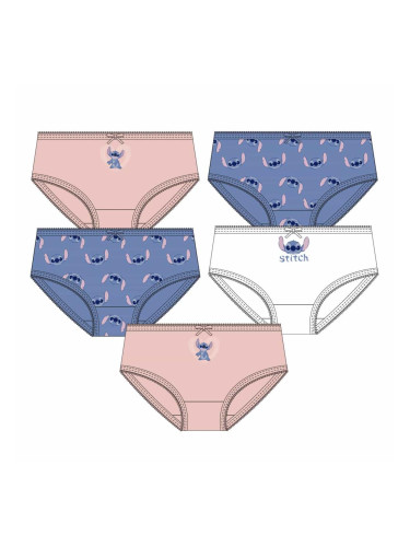 GIRLS' UNDERWEAR SET SINGLE JERSEY 5 PIECES STITCH