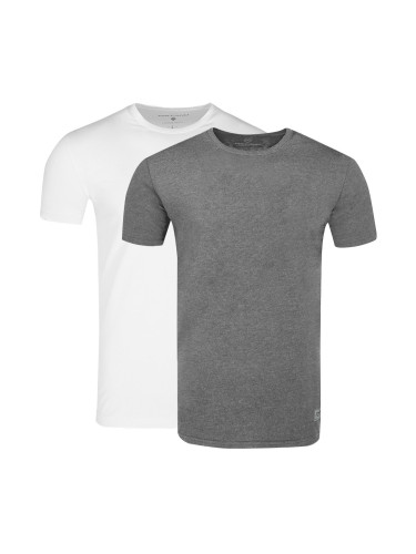 Volcano Man's 2Pack T-Shirt T-Clone White/Grey Melange