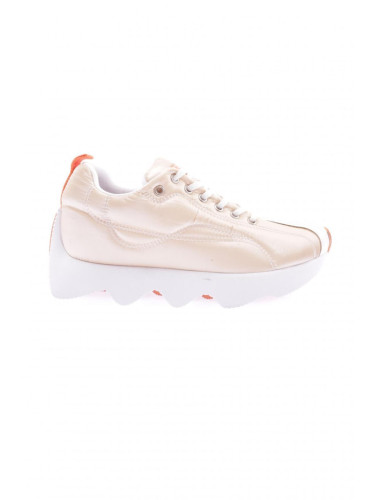 DGN 805-23y Women's Thick Sole Sneakers Shoes Beige