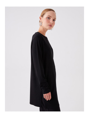 LC Waikiki Crew Neck Plain Long Sleeve Women's Tunic