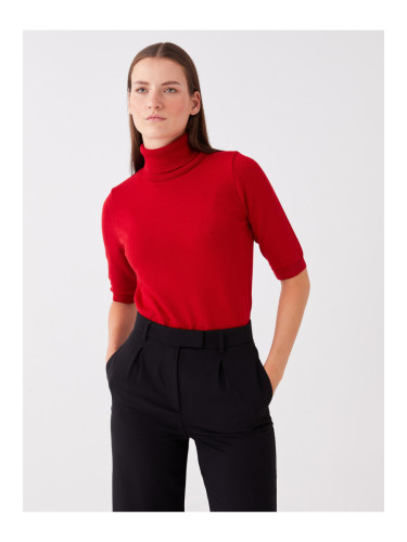 LC Waikiki Women's Turtleneck Plain Sweater