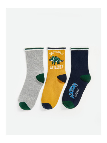 LC Waikiki 3-Pack Boy Patterned Socks