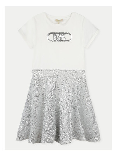 MICHAEL KORS KIDS Ежедневна рокля R30173 M Сребрист Regular Fit