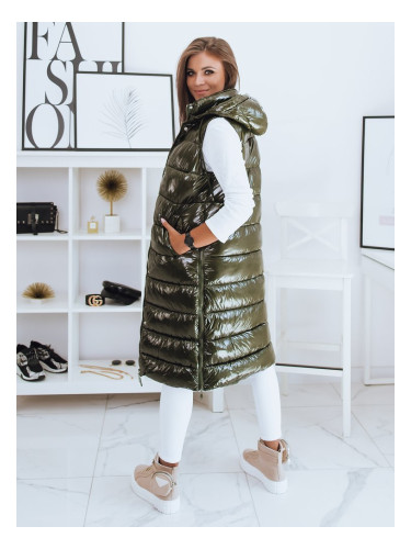 Kamizelka pikowana damska GANTINI zielona Dstreet