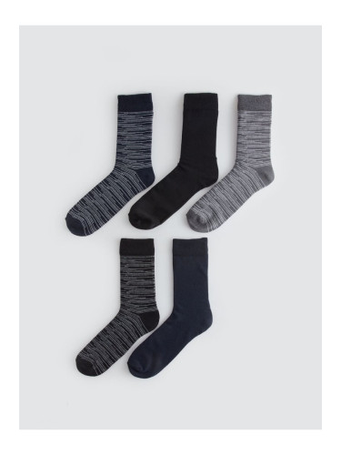 LC Waikiki Men's Striped Socks 5-Pack