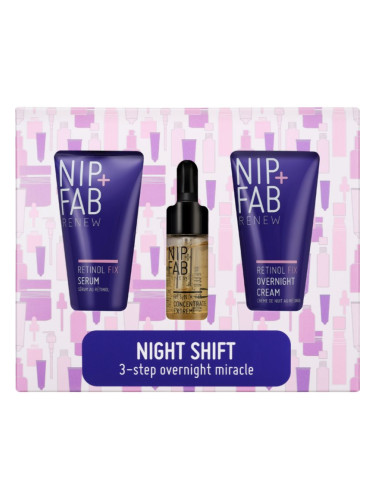 NIP+FAB Retinol Fix Night Shift комплект за грижа за лицето (с ретинол)