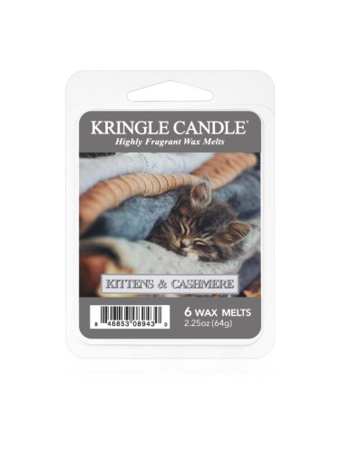 Kringle Candle Kittens & Cashmere восък за арома-лампа 64 гр.