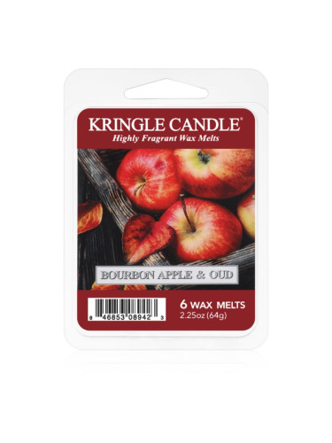 Kringle Candle Bourbon Apple & Oud восък за арома-лампа 64 гр.