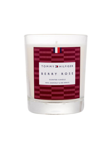 Tommy Hilfiger Scented Candle Berry Rose Ароматна свещ 180 g