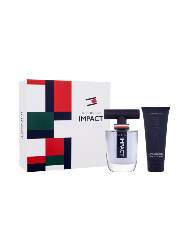 Tommy Hilfiger Impact SET1 Подаръчен комплект EDT 100 ml + душ гел 100 ml + EDT 4 ml