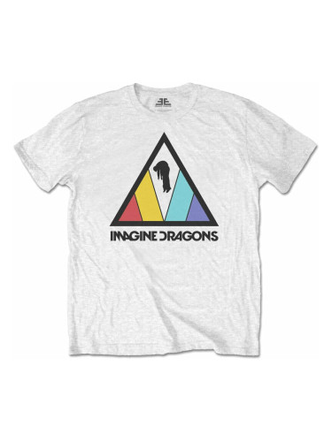 Imagine Dragons Риза Triangle Logo Unisex White S