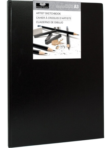 Royal & Langnickel Hardbound Скицник A3 110 g Black