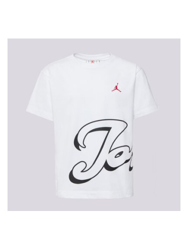 Jordan Тениска Jdg Jm Enchantment Script Ss T Girl детски Дрехи Тениски 45D552-001 Бял