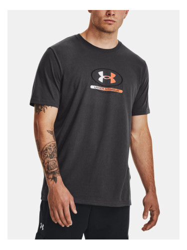 Under Armour UA GLOBAL LOCKERTAG SS T-shirt Siv