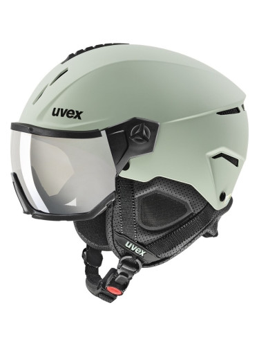 UVEX Instinct Visor Oxid Green Mat 60-62 cm Каска за ски