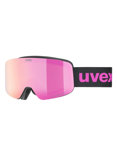 UVEX Pwdr FM Black Mat/Mirror Pink Очила за ски