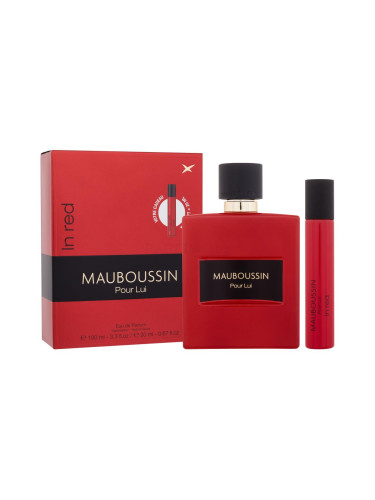 Mauboussin Pour Lui In Red Подаръчен комплект EDP 100 ml + EDP 20 ml