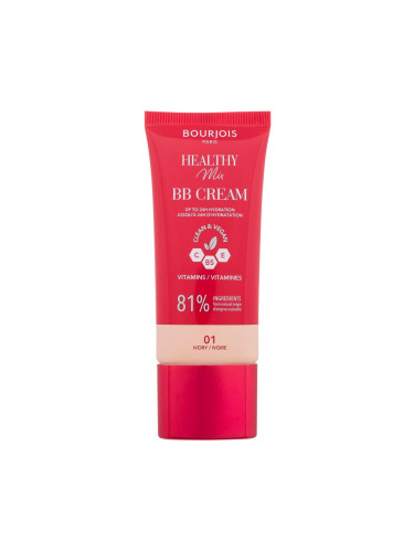 BOURJOIS Paris Healthy Mix Clean & Vegan BB Cream BB крем за жени 30 ml Нюанс 01 Ivory