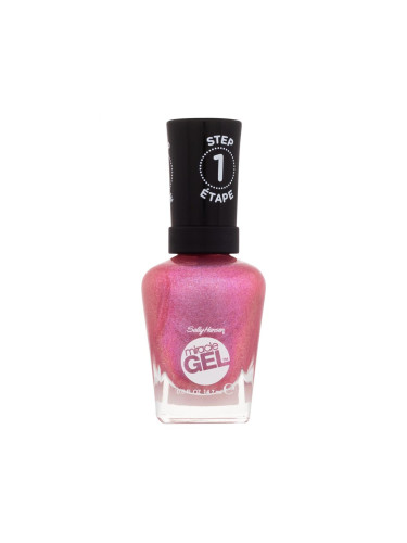 Sally Hansen Miracle Gel Лак за нокти за жени 14,7 ml Нюанс 512 Quartz And Kisses