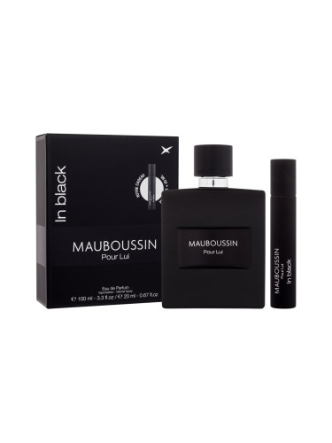 Mauboussin Pour Lui In Black Подаръчен комплект EDP 100 ml + EDP 20 ml