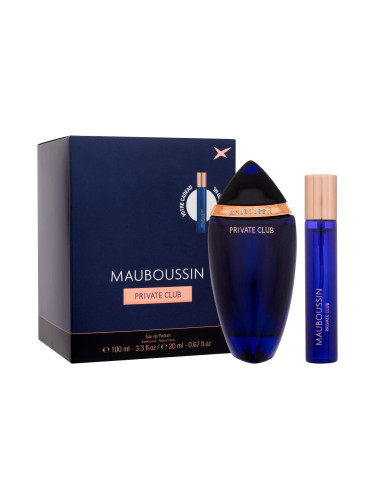 Mauboussin Private Club Подаръчен комплект EDP 100 ml + EDP 20 ml