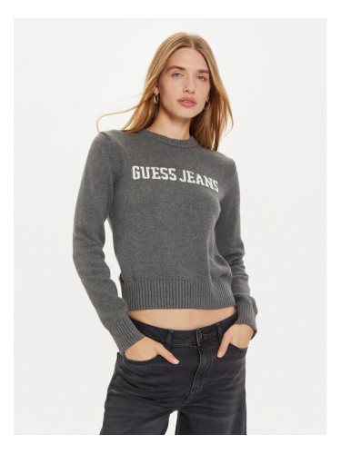 Guess Пуловер W4BR10 Z3HM1 Сив Regular Fit