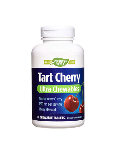 КИСЕЛА ЧЕРЕША дъвчащи таблетки * 90 NATURE'S WAY