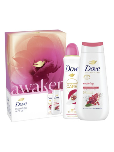 Dove Awaken подаръчен комплект Go Fresh Pomegranate & Lemon Verbena (за тяло)