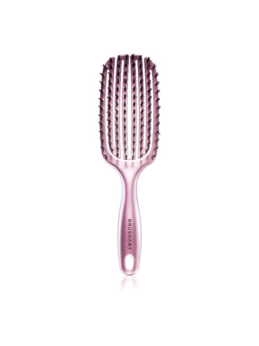 BrushArt Hair Vent blowdry hairbrush with boar bristles Четка за коса за по-бързо оформяне на прическата със сешоар 1 бр.