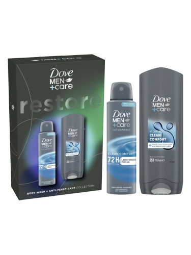 Dove Men+Care Restore подаръчен комплект Clean Comfort (за тяло) за мъже