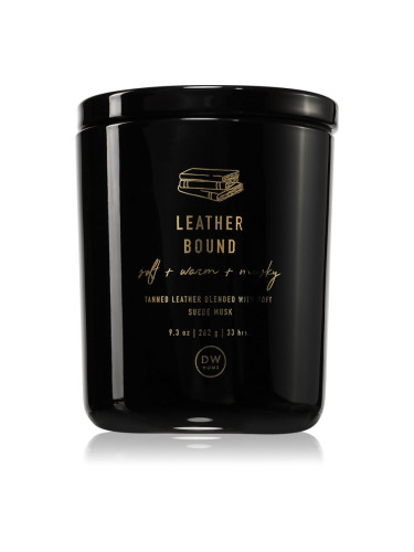 DW Home Prime Leather Bound ароматна свещ 264 гр.